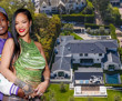 Rihanna'nın Rapçi sevgilisi A$AP Rocky ile paylaştığı 13,8 milyon dolarlık Beverly Hills’teki malikanesi büyülüyor