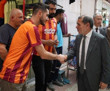 Galatasaray Kulübü Başkanı Özbek, Hatay'da ziyaretlerde bulundu