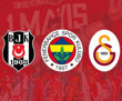 Galatasaray, Fenerbahçe ve Beşiktaş 1 Mayıs'ı kutladı