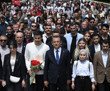 CHP Lideri Özel, Ankara'da gençlik yürüyüşüne katıldı