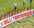 Kırkpınar'da başpehlivanlardan Demiral'a Bozkurt desteği