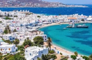 Mikonos Adası'nda deniz suyu çekildi halk paniğe kapıldı