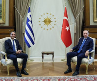 Erdoğan, Miçotakis'i kabul etti: Hedefimiz ikili ticareti 10 milyar dolara çıkartmak