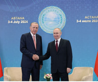 Astana'da kritik zirve: Cumhurbaşkanı Erdoğan Putin ile görüştü
