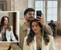 Sıla Türkoğlu Louvre'da: Sen de tablo gibisin