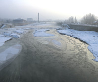 Erzurum ve Ağrı'da nehirler dondu, sarkıtlar oluştu