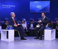 Suriye'deki yeni yönetimin Dışişleri Bakanı Esad Hasan Şeybani, Davos Zirvesi'ne katıldı