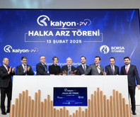 Halka arz sürecini tamamlayan Kalyon PV için Borsa İstanbul’da gong çaldı