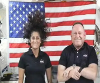 Uzayda mahsur kalan NASA astronotları Sunita Williams ve Butch Wilmore'dan mesaj var