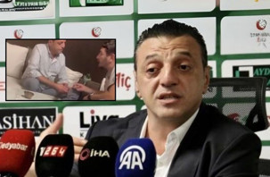 Sakaryaspor Başkanı İn'i darp eden kişi yakalandı