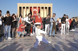 Anıtkabir'in minik nöbetçisi: Barskan