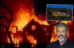 Mel Gibson'ın 14,5 milyon dolarlık evi de kül oldu