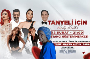 Tanyeli'ye ünlü dostlarından anlamlı gece