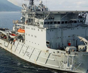 Falkland onarım gemisi RFA Diligence, geri dönüşüm için Türkiye'ye gönderildi