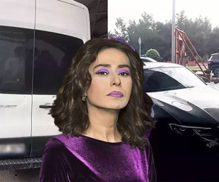 Şarkıcı Yıldız Tilbe sivil polis aracına çarptı