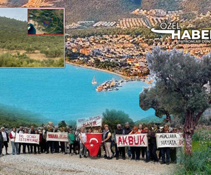 Akbük'teki GZ Madencilik'in mermer ocağı açma projesine karşı imza kampanyası başlatıldı