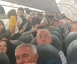 AJet uçağında yolcuları isyan ettiren manzara