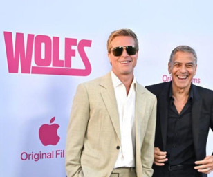 Brad Pitt ve George Clooney, Venedik'ten sonra Los Angeles'ta birlikte