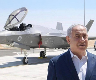 Netanyahu, F-35'le poz verdi, yeni yıl mesajı yayımladı