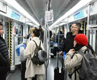 Gayrettepe-İstanbul Havalimanı metrosu dün yolcu rekoru kırdı