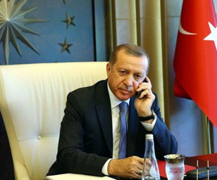 Cumhurbaşkanı Erdoğan, Rusya Devlet Başkanı Putin'le telefonda görüştü