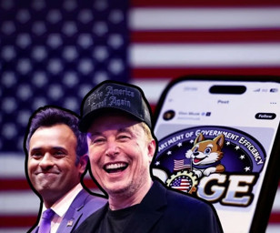 Trump'ın görevlendirdiği Elon Musk ve Vivek Ramaswamy kapı kapı gezip DOGE'yi anlatıyor