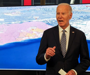 ABD Başkanı Joe Biden Los Angeles’teki yangınla ilgili basın açıklaması yaparken, ‘İyi haber şu ki, bugün itibarıyla büyük büyükbabayım’ dedi