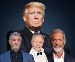 Donald Trump ünlü aktörler Mel Gibson, Sylvester Stallone ve Jon Voight'ı 'Hollywood Özel Elçisi' seçti