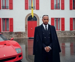 Sir Lewis Hamilton'dan Ferrari fabrikası önünde fotoğraf: Ferrari pilotu olarak ilk günüm