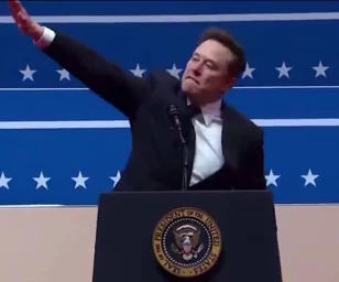 Milyarder iş insanı Elon Musk'ın, Nazi selamına benzetilen hareketi tartışma yarattı