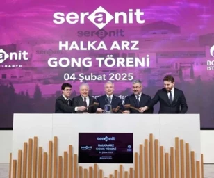 Granit seramik ve teknik porselen üreticisi Seranit, Borsa İstanbul'da düzenlenen gong töreniyle işlem görmeye başladı