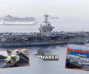 Türk gemisi Beşiktaş-M'nin çarptığı ABD donanmasına ait uçak gemisi USS Harry S. Truman, Yunanistan'da tamir ediliyor