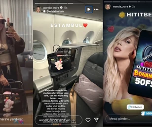 Wanda Nara'nın Türkiye yolunda sanal bahis reklamı