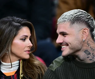 Icardi sevgilisi China Suarez ile birlikte Galatasaray-Fenerbahçe derbisinde tribündeydi