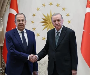 Cumhurbaşkanı Erdoğan, Rusya Dışişleri Bakanı Lavrov'u kabul etti