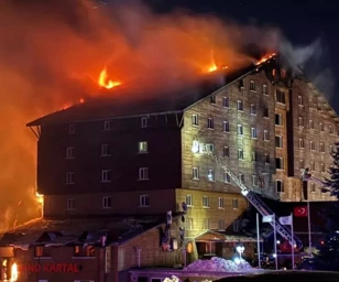 Kartalkaya'da 78 kişinin hayatını kaybettiği otel yangınına jandarma 4, sağlık ekipleri 46, itfaiye 57, AFAD 55 dakika sonra ulaşmış