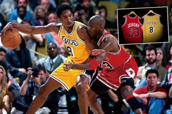 NBA'in efsane oyuncuları Michael Jordan ve Kobe Bryant'ın ilk maçlarında giydikleri formaları yeni sahiplerini bekliyor