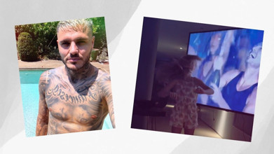 Mauro Icardi'den dikkat çeken paylaşım: Bu yağmurlu günde gökyüzü ağlıyor ama biz hala parlıyoruz