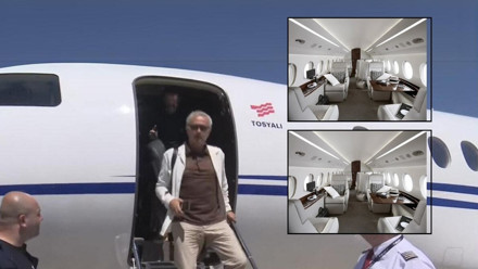 Mourinho’yu İstanbul’a Tosyalı Holding'e ait jet getirdi