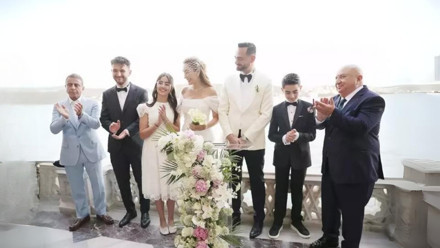 Burcu Erçil ve Mehmet Yayla saray düğünü ile evlendi