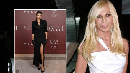 Donatella Versace, 12 milyonluk sosyal medya hesabında Hande Erçel'i paylaştı