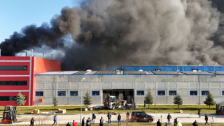 Kırklareli'ndeki Pilsan oyuncak fabrikasında 21 saat süren yangın söndürüldü