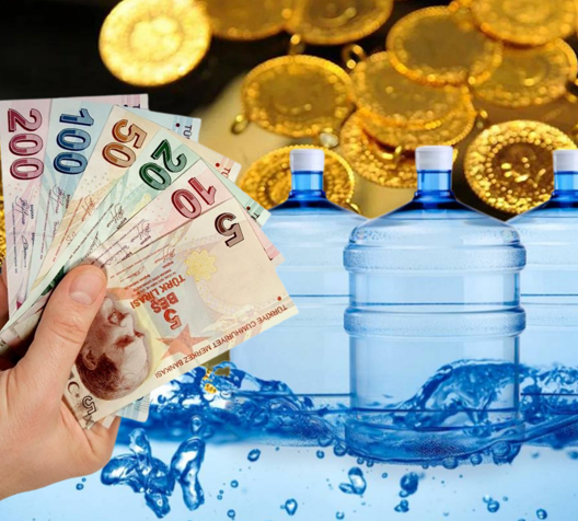 Damacana su fiyatları altınla yarışıyor