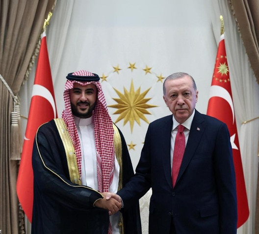 Erdoğan Suudi Arabistan Bakanı Selman'ı kabul etti