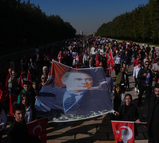 Anıtkabir’e Cumhuriyet Bayramı'nda ziyaretçi akını