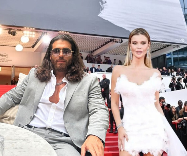 Cannes'da rezalet: Aslı Turanlı Can Yaman'a bardak fırlattı