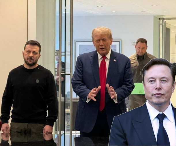 Trump-Zelenskiy görüşmesine Elon Musk da katılmış