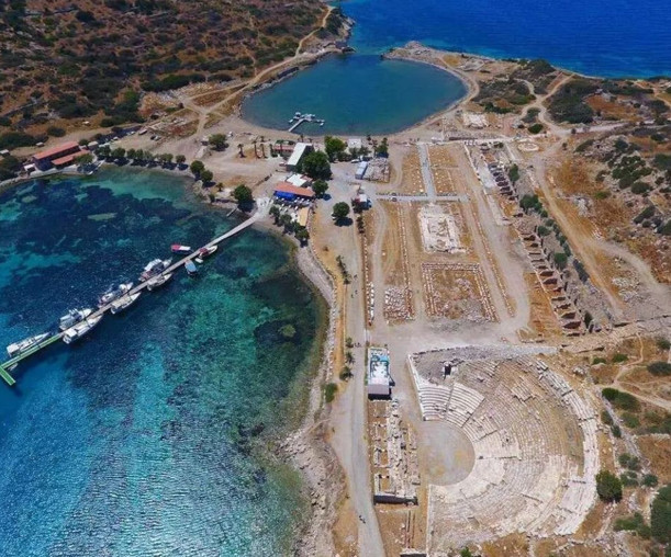 Knidos Antik Kenti'ndeki restoran yıkılacak, arkeolojik kazı yapılacak