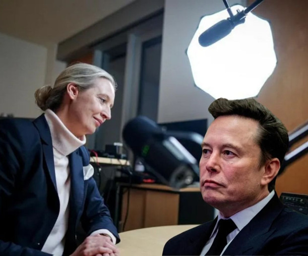 Elon Musk, Almanya'daki aşırı sağcı AfD partisi lideri Alice Weidel ile röportaj yaptı 