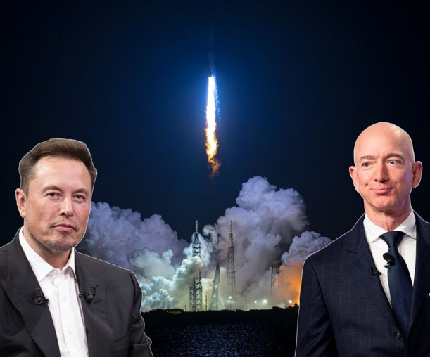 Dünyanın en zengini Elon Musk'tan dünyanın en zengin ikinci kişisi Jeff Bezos'a Blue Origin tebriği